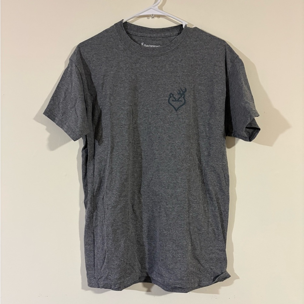 Browning Dark Gray Short Sleeve Tee